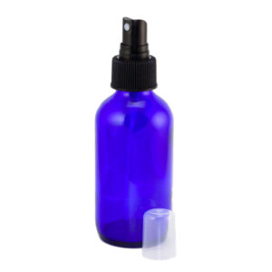 Blue Glass Bottle with a Mister Cap 60ml