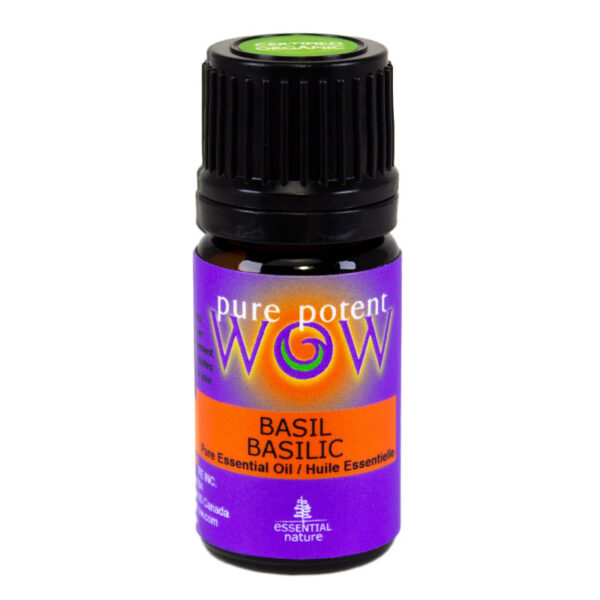 Certified Organic Basil Essential Oil from Pure Potent WOW
