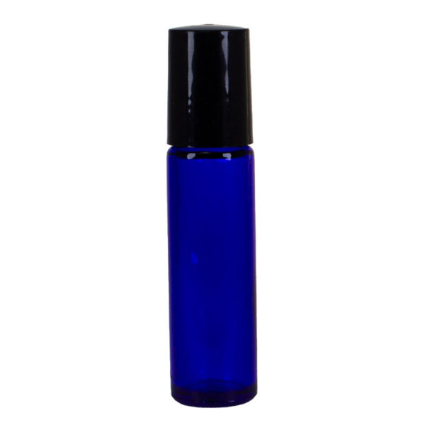 Blue Glass Roll On Bottle for creating your own Roll On creations, perfect when making your own gifts