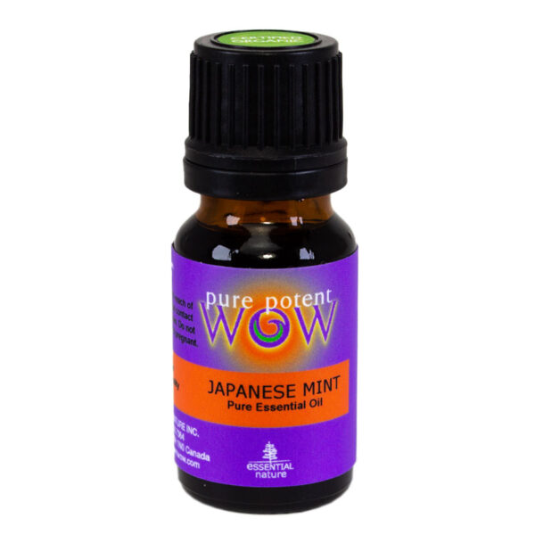 Certified Organic Japanese Mint Essential Oil from Pure Potent WOW; also known as Cornmint Essential Oil