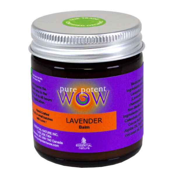 Fair Trade, Certified Organic Lavender Healing Balm from Pure Potent WOW