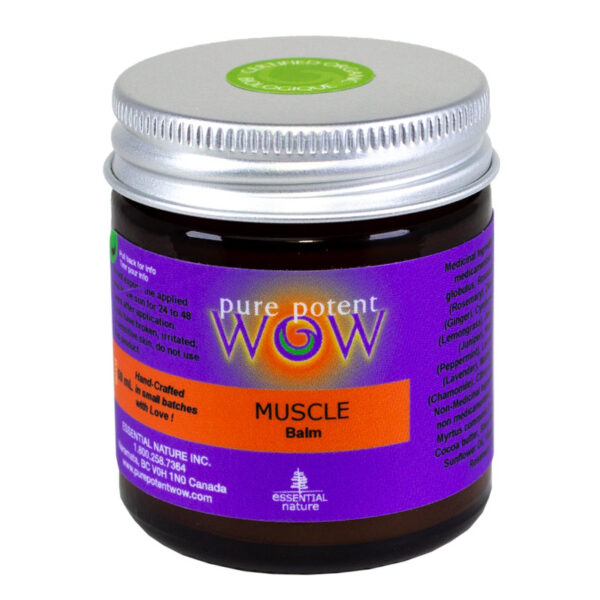 Certified Organic Sore Muscle Balm from Pure Potent WOW