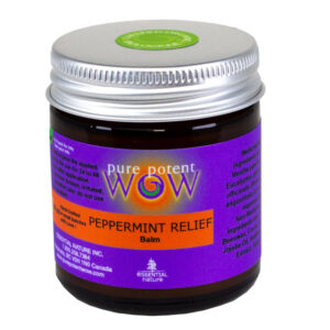 Certified Organic Peppermint Relief Headache Balm from Pure Potent WOW