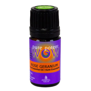 Certified Organic Rose Geranium Essential Oil from Pure Potent WOW
