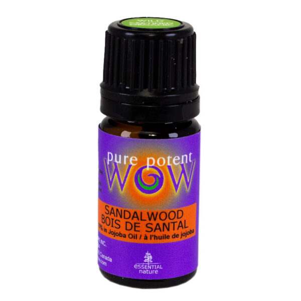 Wild-Certified Organic Sandalwood Essential Oil blended in Jojoba Oil from Pure Potent WOW