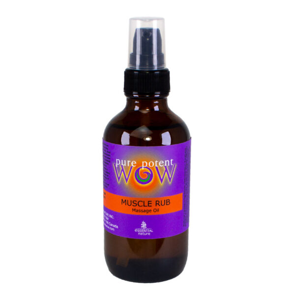 Muscle Rub Body, Bath & Massage Oil made with Awesome Organic Ingredients from Pure Potent WOW