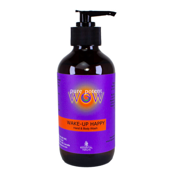 Wake-Up Happy Hand and Body Wash made with Awesome Organic Ingredients from Pure Potent WOW